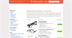Desktop Screenshot of brillebestellen.com